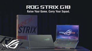 2023 ROG Strix G18  Official unboxing video  ROG [upl. by Rahmann]