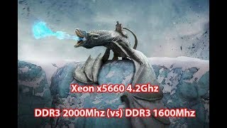 x5660 DDR3 2000Mhz vs DDR3 1600Mhz Vol 1 [upl. by Guild]