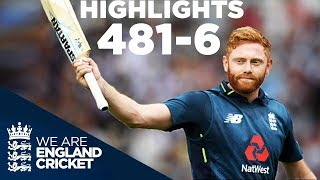 England Smash World Record 4816  England v Australia 3rd ODI 2018  Highlights [upl. by Atiuqrehs332]