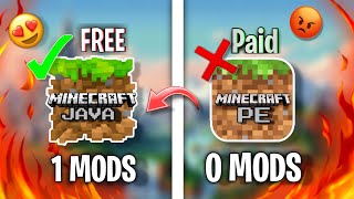 Minecraft Pocket Edition To Minecraft JAVA Edition🤩🔥 Use This Mod PE VS JAVA🔥  The Gaminghope [upl. by Tien]