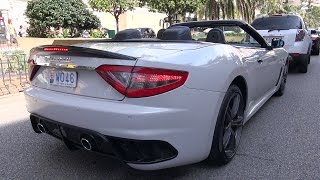 Maserati GranCabrio MC Centennial Edition  Start Up amp Rev Sound [upl. by Ahsiken]