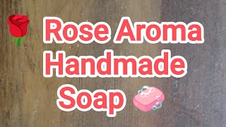 🌹 Rose Aroma Handmade Soap 🧼  A Touch of Natures Bliss 🍃M55FA [upl. by Hartley]