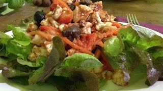 Cauliflower Salad with Tomato Dressing  Live Entrée [upl. by Culver]