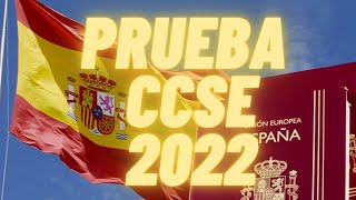 Prueba CCSE 2022  Exámen Nacionalidad Española 2022  300 preguntas y respuestas [upl. by Aitselec711]