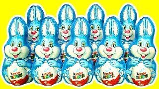 10 Kinder Surprise Bunny Counting Song 110 Ultimate Surprise Easter Egg Toys [upl. by Kalfas]