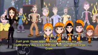 Phineas and FerbCarpe Diem Lyrics [upl. by Ordisi]