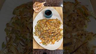 Korean Pancake Recipe  Yachaejeon  Korean Food  Korean Cuisine shorts food recipe cooking [upl. by Otinauj337]