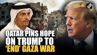 IsraelHamas War Qatar engaging with Team Trump on Gaza ceasefire  Donald Trump [upl. by Seem931]