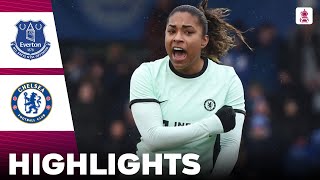 Everton vs Chelsea  Highlights  Adobe Womens FA Cup Quarter Final 10032024 [upl. by Bellis825]