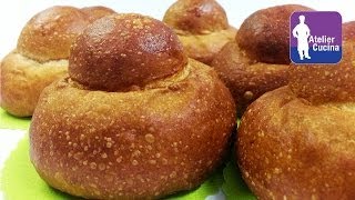 Brioche con tuppo preparate con lievito fresco o con pasta madre [upl. by Tsirc]