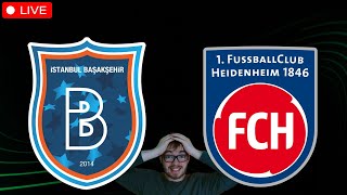 Istanbul Basaksehir FK  1 FC Heidenheim  Europa Conference League LIVE [upl. by Nywnorb731]