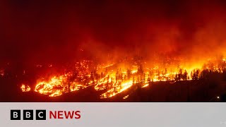 Canada wildfires Soldiers sent to British Columbia to tackle blazes  BBC News [upl. by Eshelman]