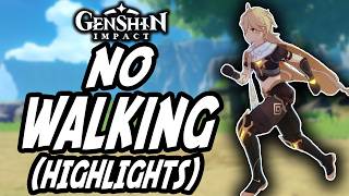 How I Beat Genshin Impact Without Walking Stream Highlights [upl. by Larrad]