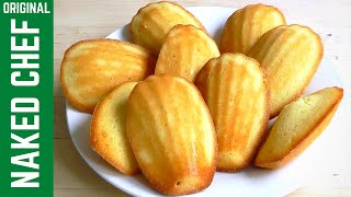 How to make MADELEINES  French lemon cakes recipe [upl. by Yllom]