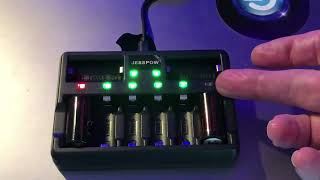 Rechargeable Batteries Review JESSPOW 16Pack amp Charger [upl. by Jemine]