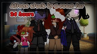 ° Aftons stuck in a room for 24 hours 『Afton family reunion』 GachaxFNaF [upl. by Allesiram655]