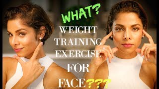 7 FACE EXERCISES TO LOSE CHEEK FAT 2018 FACE WEIGHT TRAINING METHOD [upl. by Gasper]