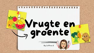 Vrugte en groente Afrikaans rympie Fruit and vegetables rhyme in Afrikaans [upl. by Snell]