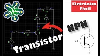 Passo a Passo Com Transistor NPN  Como usar este transistor Eletrônica Fácil [upl. by Javler]