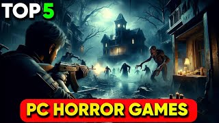 Top 5 Terrifying Horror PC Games You MUST Play  Best Horror Pc Games In 2024  Snoo Gamerz [upl. by Danieu393]