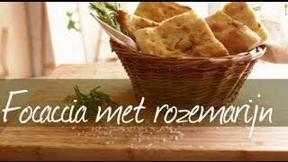 Focaccia met rozemarijn  Allrecipesnl [upl. by Akimak]