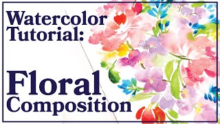 Figure composition in watercolor  Tutorial for beginners  composition Baloon Seller [upl. by Opportina]