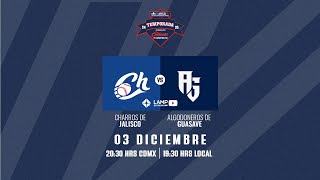 Charros vs Algodoneros  3 Diciembre Juego 1 LAMP 24 25 [upl. by Kciredes745]