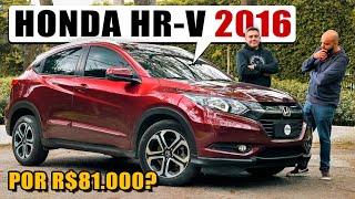 HRV EX 2016 um SUV HONDA usado por menos de 90 mil reais Melhor opção [upl. by Razatlab645]