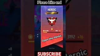 Open the Heroic😍 Unique clips😎🤘 Please Watch the full video shortfeed freefiregameplay [upl. by Gorges]