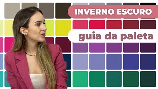 Coloração pessoal paleta INVERNO ESCURO como usar make acessórios cabelo etc [upl. by Dazhahs]