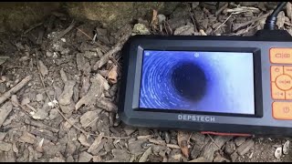 Depstech DS300 Endoscope inspecting dryer vent dryerventcleaning [upl. by Eerot]