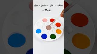 Mixing Colors  Guess the Mixed Colors colormixing paintmixing satisfying [upl. by Anwahsed]