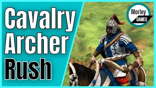 Is This Strat WORTH IT AOE2 Fast Castle into Cavalry Archer Rush Build Order [upl. by Ailemrac280]