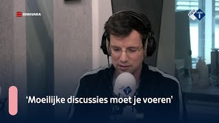 Pieter Derks spreekt zich uit over de opvang van Oekraïners  NPO Radio 1 [upl. by Anirehc776]