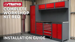 Stratco Complete Workshop Kit Red  Installation Guide [upl. by Fredrika]