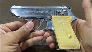 Walther PPK 22 हिन्दी 🇮🇳 Review in India Made in France by Manurhin 🇫🇷 [upl. by Nicolai59]