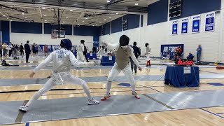 EDISON Ansel vs VAGGALIS Denny  US Air Force ROCRJCC Div IA Mens Foil [upl. by Park]