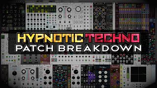 Cardinal VCV Rack Hypnotic Techno Patch Breakdown [upl. by Ailaham]