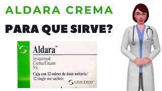 ALDARA CREMA aldara crema para que sirve cuando y como usar aldara 5 crema [upl. by Lorraine]