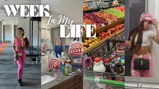 1ST WEEK LIVING ALONE AT 18  gym grocery run apartment shopping packages  more  Yonikkaa [upl. by Ohara713]