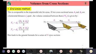 Principles of Surveying Lecture 13 EARTHWORK COMPUTATIONS The Determination of Volumes [upl. by Ayrad]