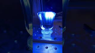 Laser engraving decanter top [upl. by Niatsirt]