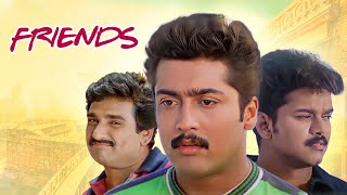 FRIENDS Full Hindi Dubbed Movie 2001  Thalapathy Vijay Suriya Devayani Vijayalakshmi [upl. by Ahsit]