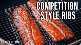 Competition Style Baby Back Ribs on our Custom Gateway Drum Smoker  Heath Riles BBQ [upl. by Yesnel453]