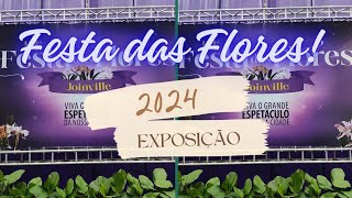 Festa das Flores  Completo  Full walking tour  Joinville 2024 [upl. by Bigg]