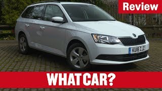 2020 Skoda Fabia Estate review  Is it still the best small estate  What Car [upl. by Arataj]