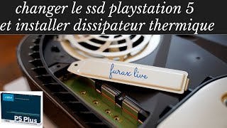 TUTO PS5 CHANGER LE SSD m2  installer dissipateur thermique [upl. by Hoxsie]