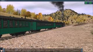 DampS 476 on Rollins Pass w Actual Whistle [upl. by Marston]