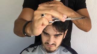 Tutoriel coupe milongue homme ✂️ [upl. by Aserahs972]