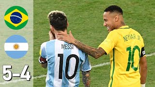 Brazil vs Argentina 54 All Goals amp Extended Highlights [upl. by Izabel794]